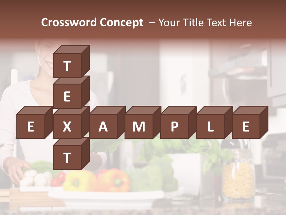 Preparing Fresh Eat PowerPoint Template
