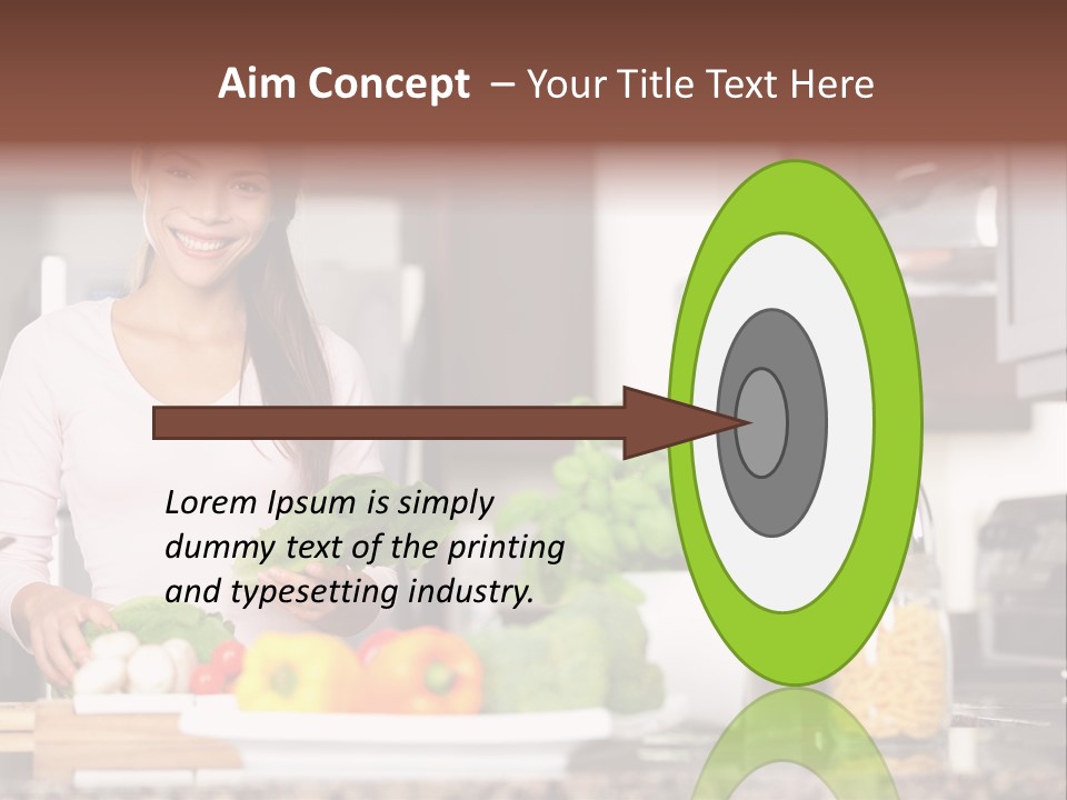 Preparing Fresh Eat PowerPoint Template