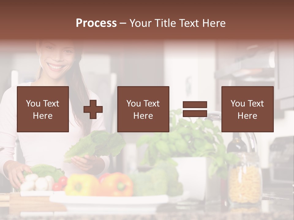 Preparing Fresh Eat PowerPoint Template