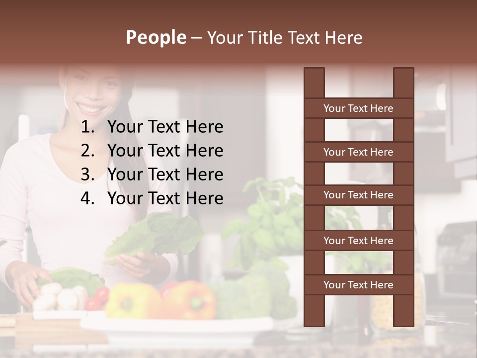 Preparing Fresh Eat PowerPoint Template