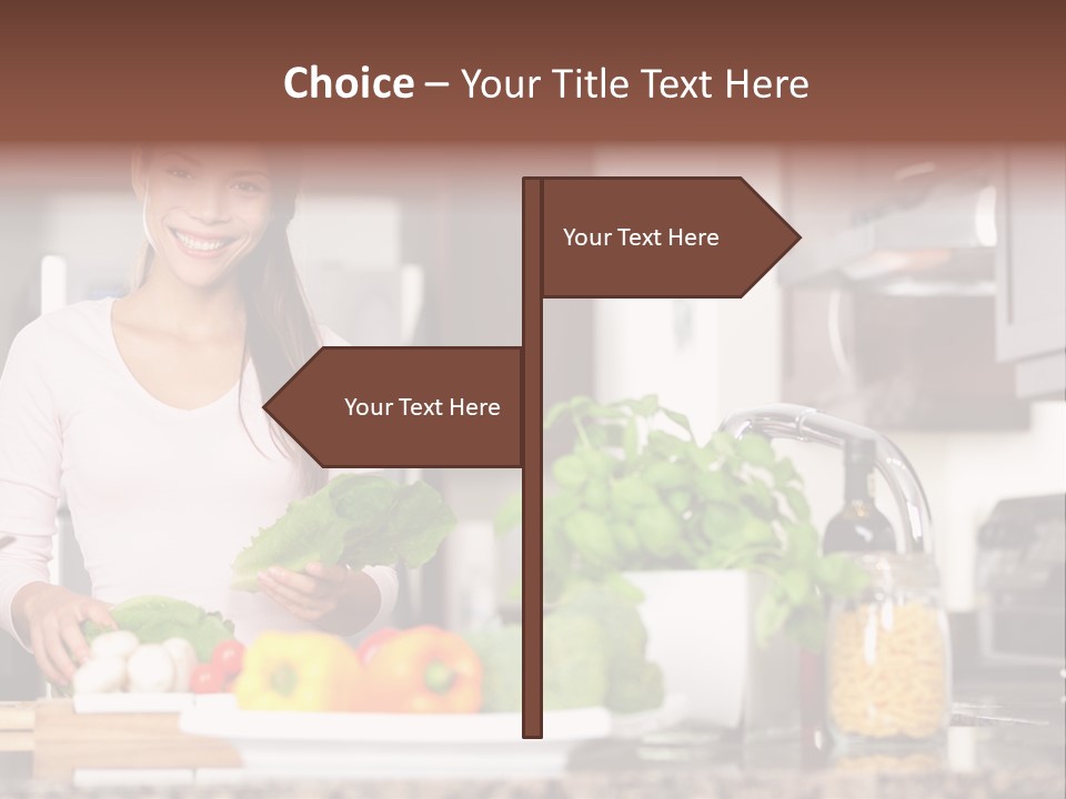 Preparing Fresh Eat PowerPoint Template