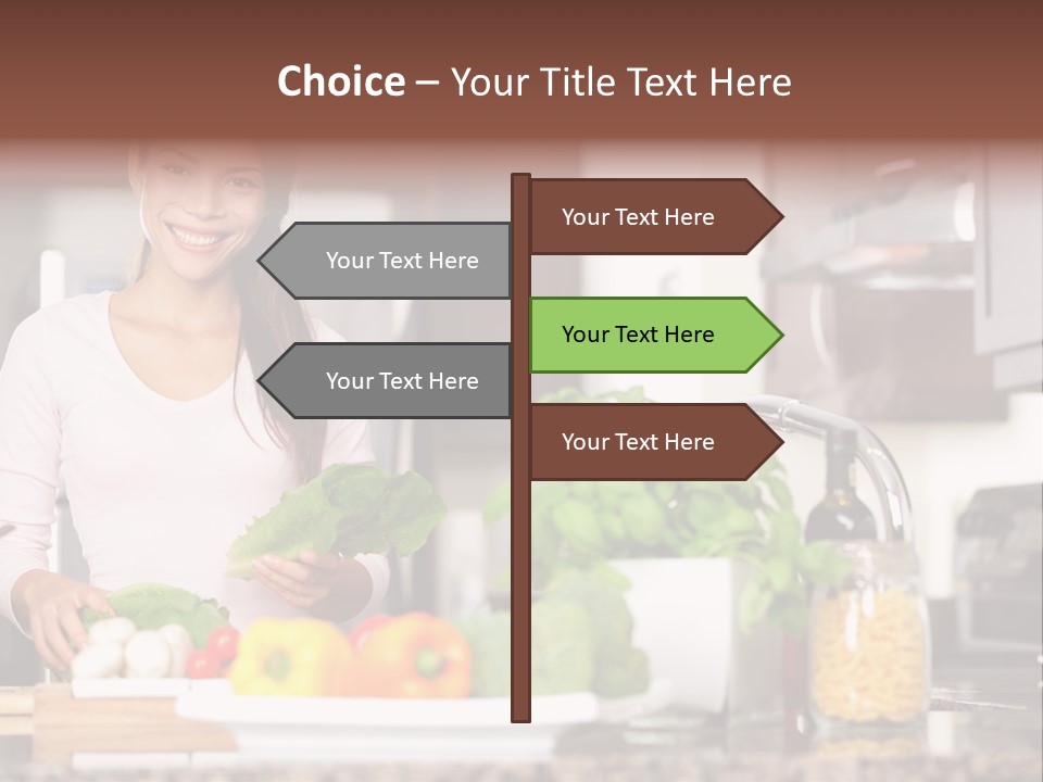 Preparing Fresh Eat PowerPoint Template