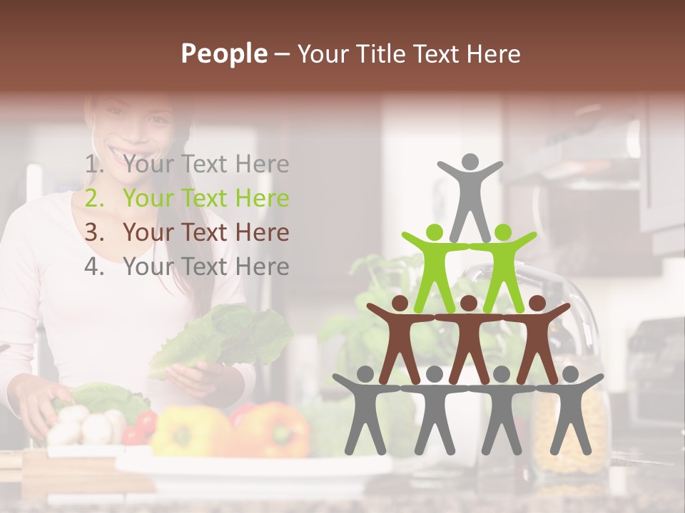 Preparing Fresh Eat PowerPoint Template