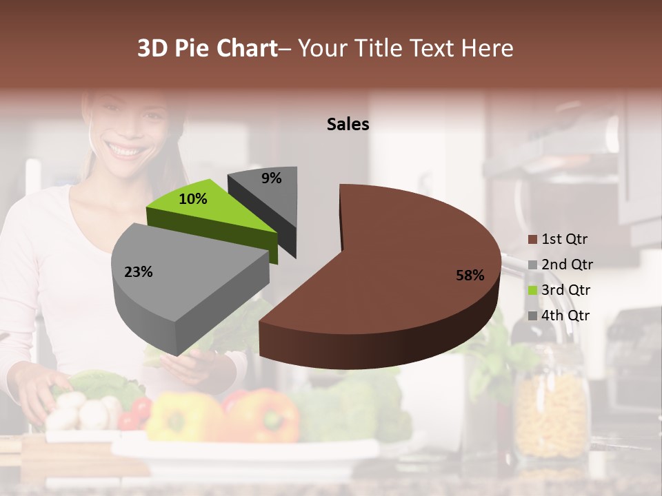 Preparing Fresh Eat PowerPoint Template