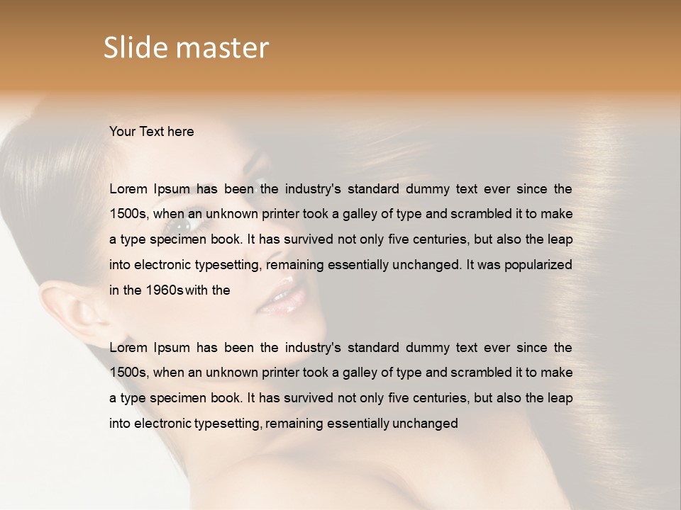 Fashion Profile Smooth PowerPoint Template