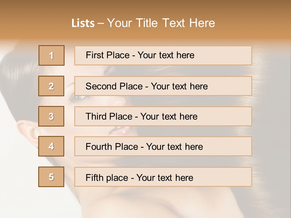 Fashion Profile Smooth PowerPoint Template