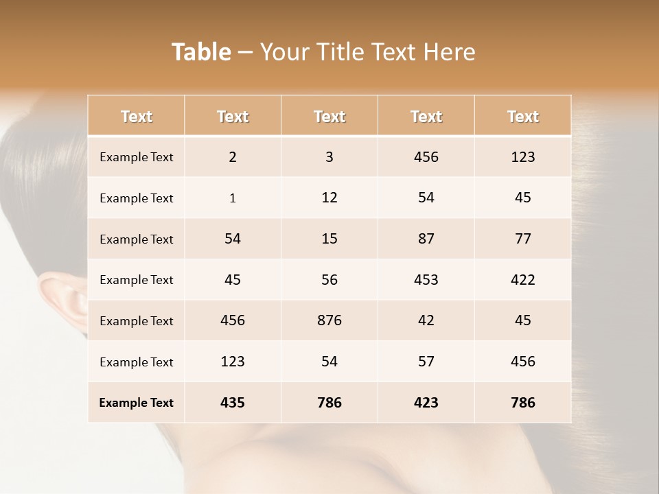 Fashion Profile Smooth PowerPoint Template