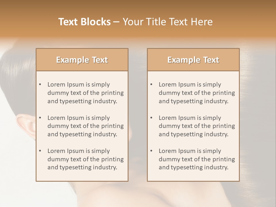 Fashion Profile Smooth PowerPoint Template