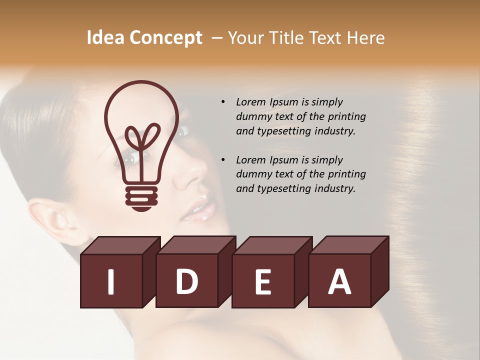 Fashion Profile Smooth PowerPoint Template