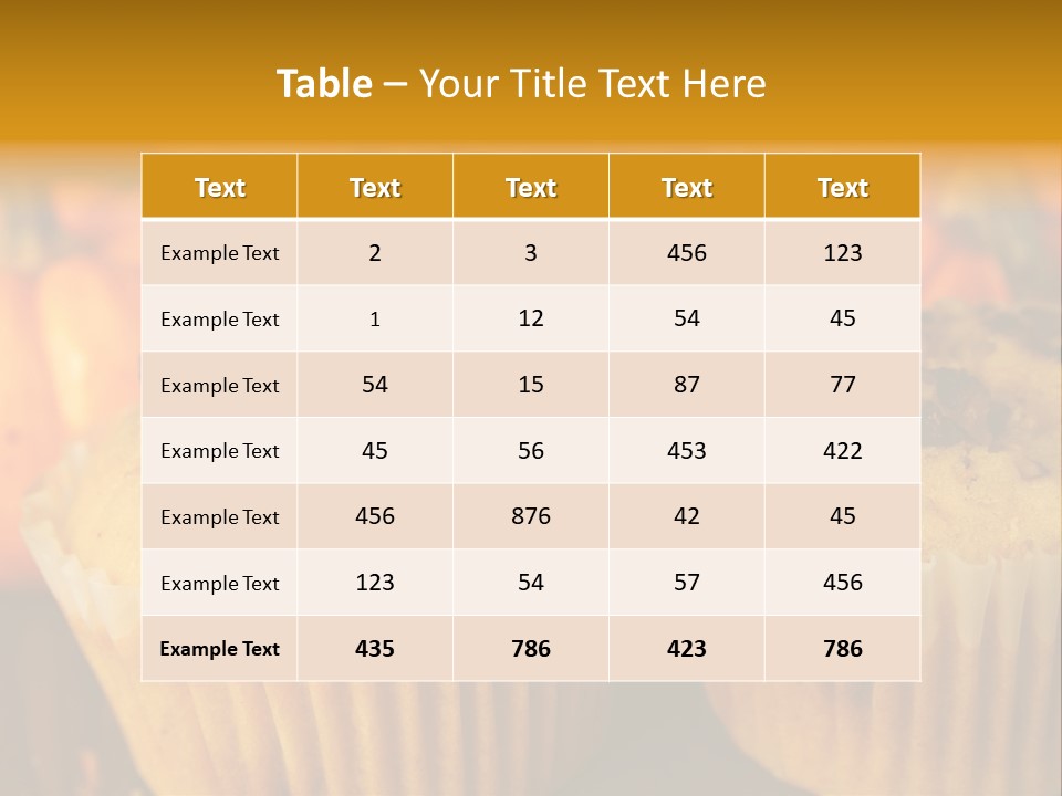 Food Health Home PowerPoint Template