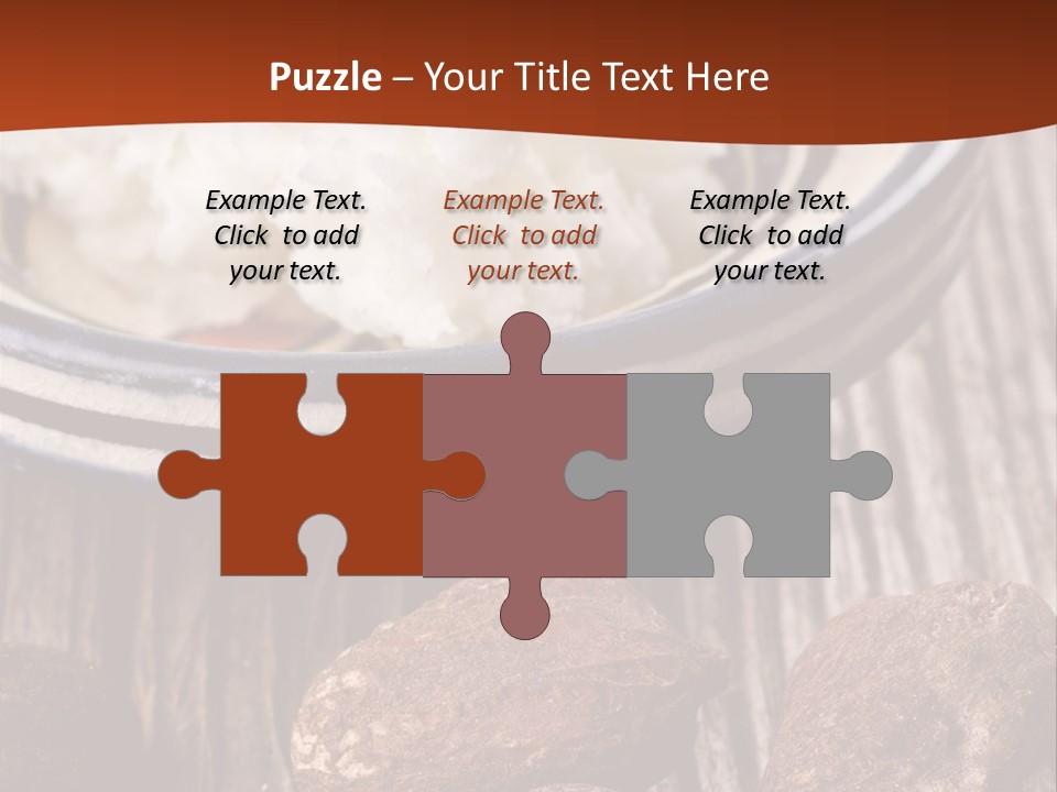 Wood Nut Shea PowerPoint Template