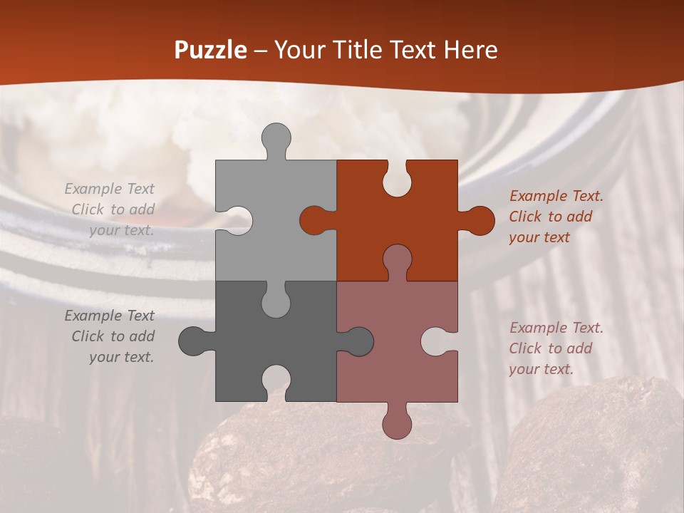 Wood Nut Shea PowerPoint Template