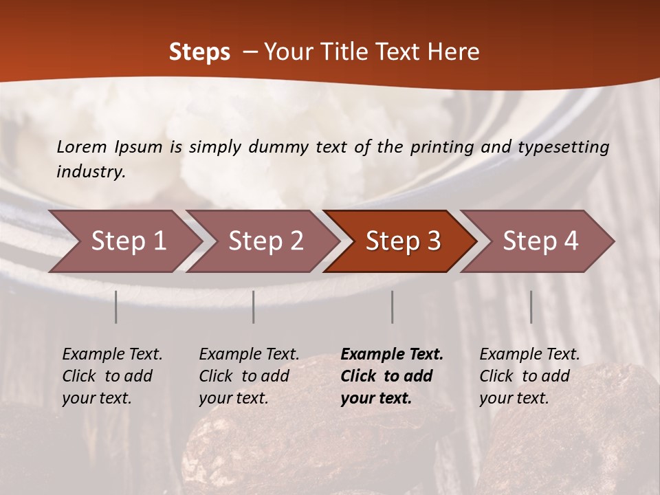 Wood Nut Shea PowerPoint Template