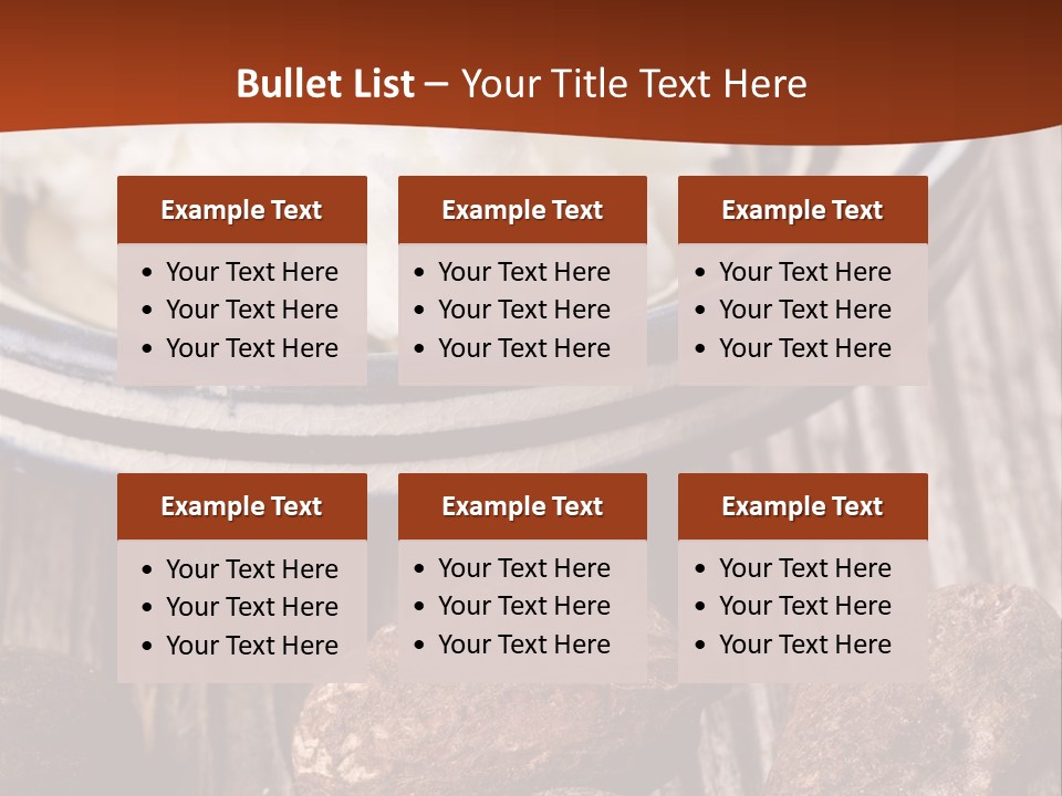 Wood Nut Shea PowerPoint Template