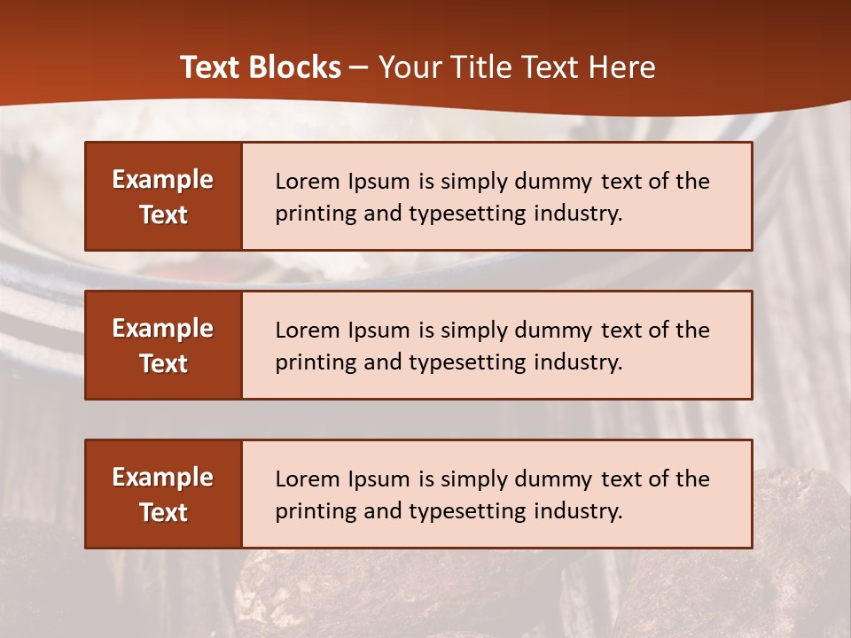 Wood Nut Shea PowerPoint Template