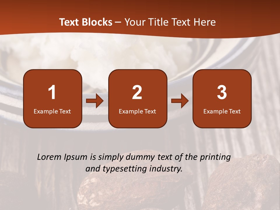 Wood Nut Shea PowerPoint Template