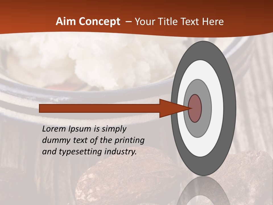 Wood Nut Shea PowerPoint Template