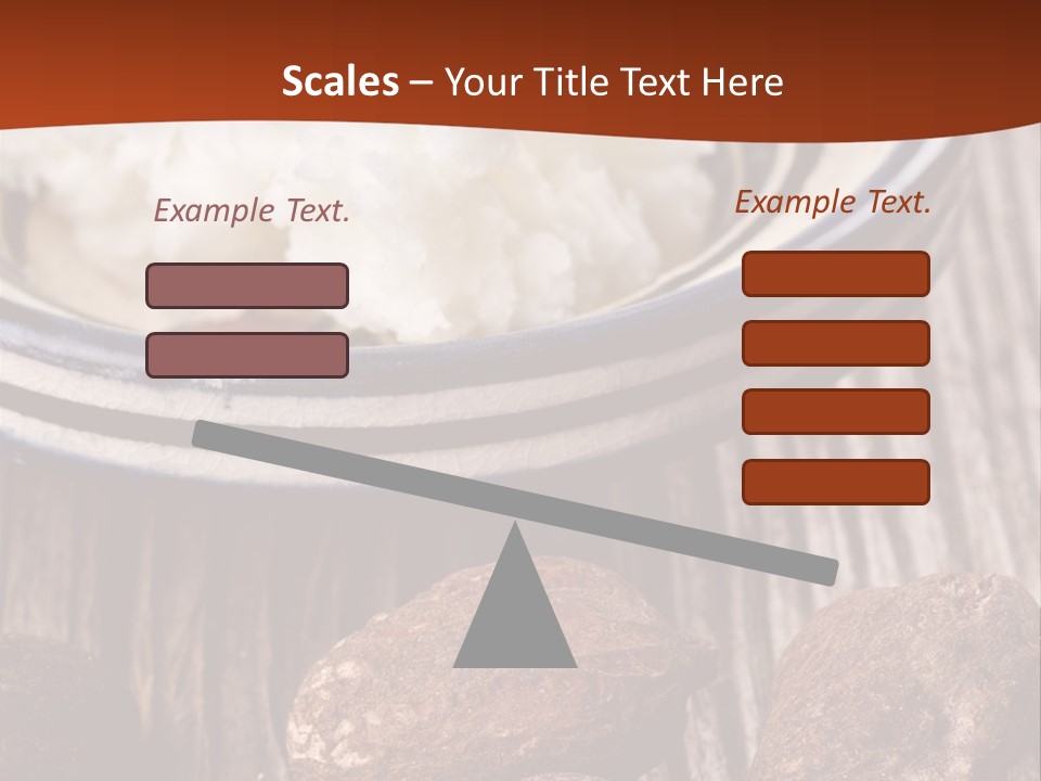 Wood Nut Shea PowerPoint Template