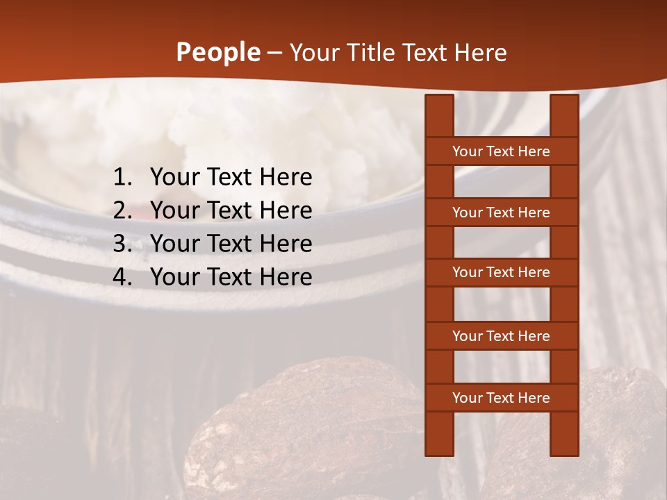 Wood Nut Shea PowerPoint Template