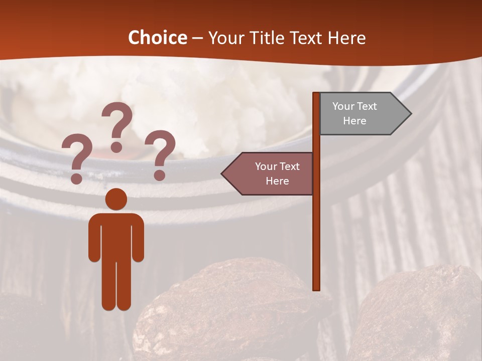 Wood Nut Shea PowerPoint Template