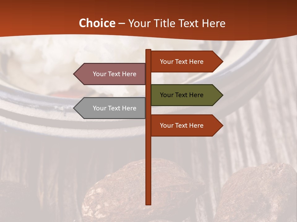 Wood Nut Shea PowerPoint Template