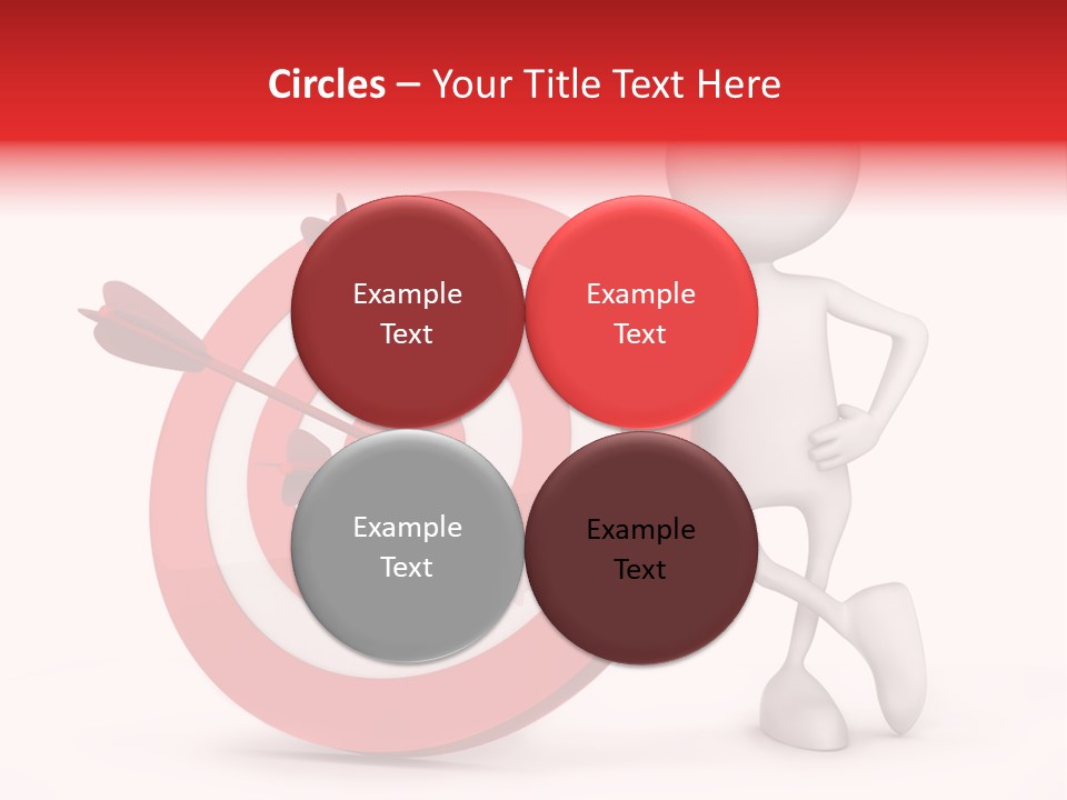 Win Excellence Bullseye PowerPoint Template