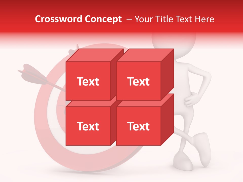 Win Excellence Bullseye PowerPoint Template