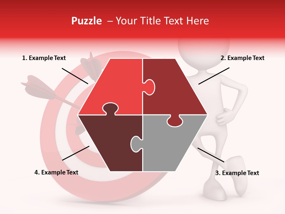 Win Excellence Bullseye PowerPoint Template