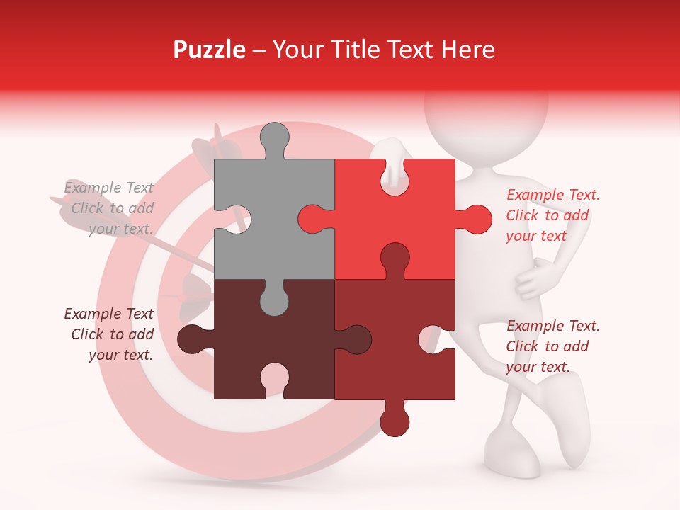 Win Excellence Bullseye PowerPoint Template