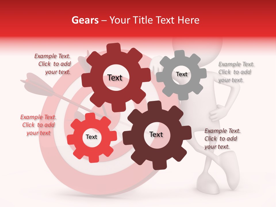 Win Excellence Bullseye PowerPoint Template