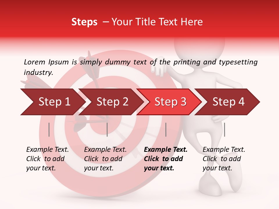 Win Excellence Bullseye PowerPoint Template