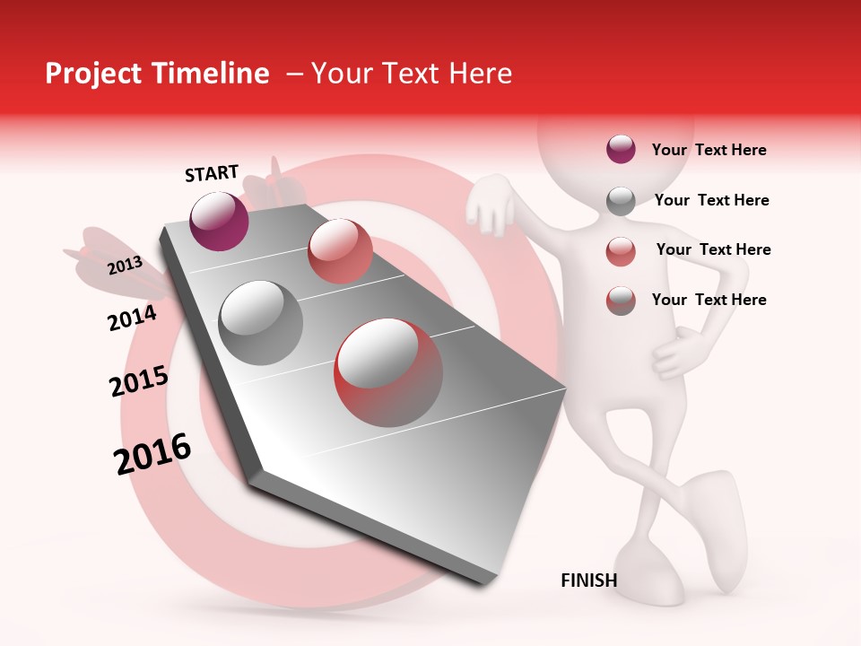 Win Excellence Bullseye PowerPoint Template