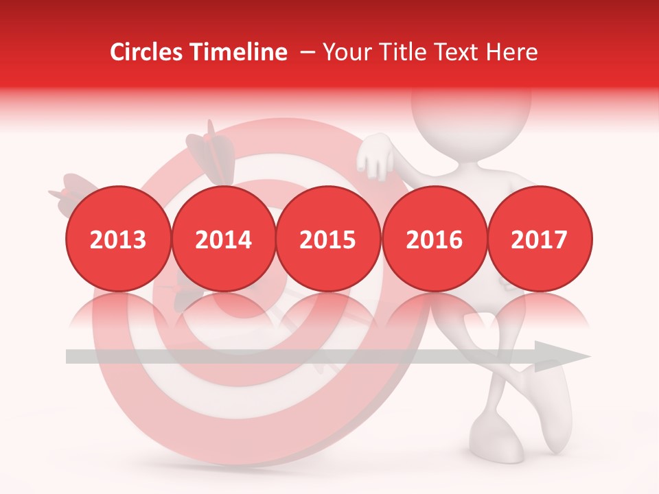 Win Excellence Bullseye PowerPoint Template