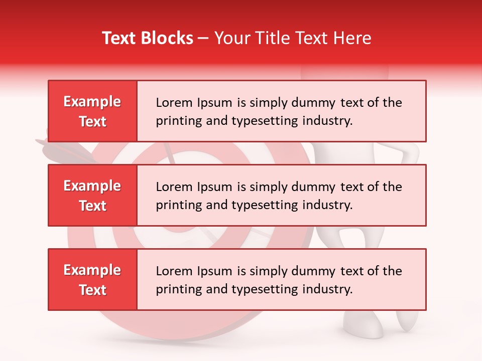 Win Excellence Bullseye PowerPoint Template