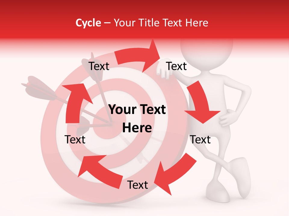 Win Excellence Bullseye PowerPoint Template