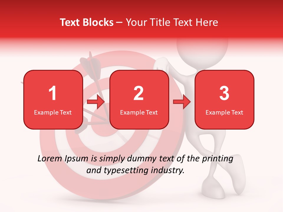 Win Excellence Bullseye PowerPoint Template