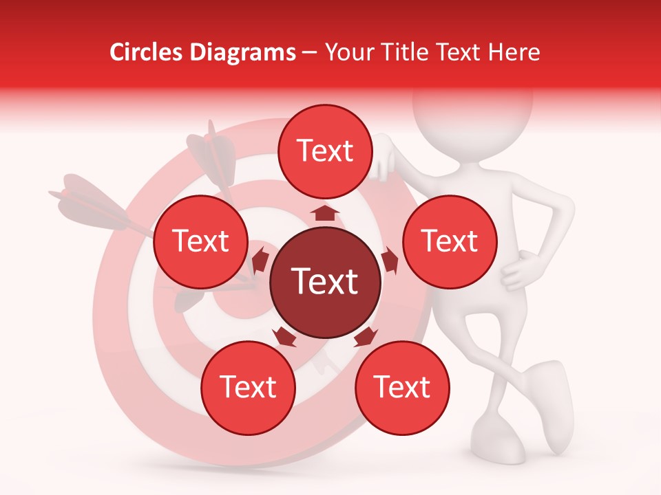 Win Excellence Bullseye PowerPoint Template