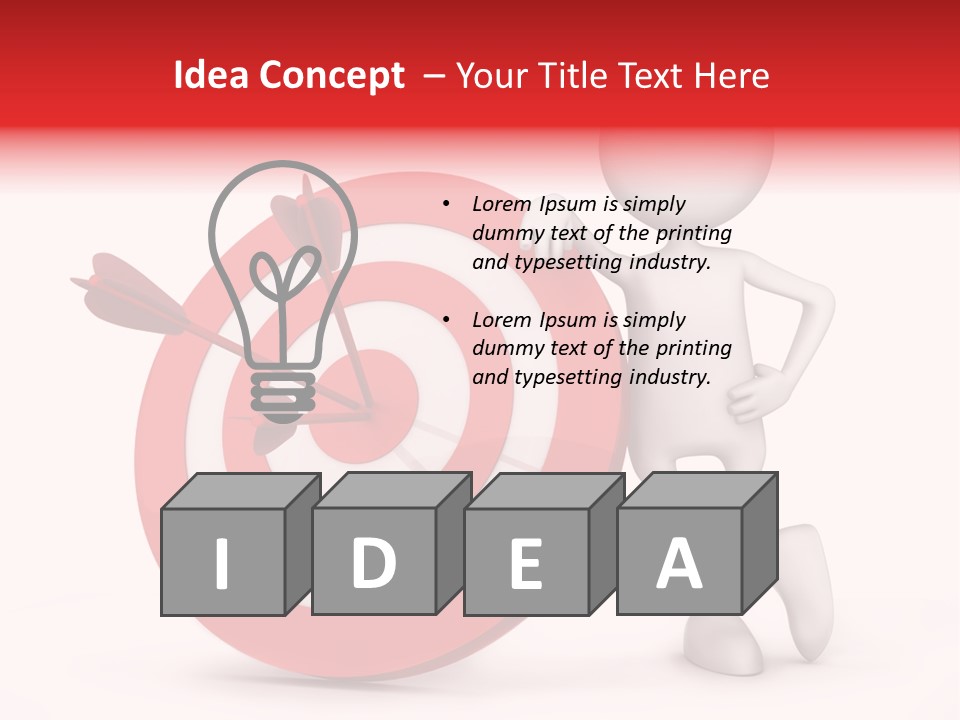 Win Excellence Bullseye PowerPoint Template