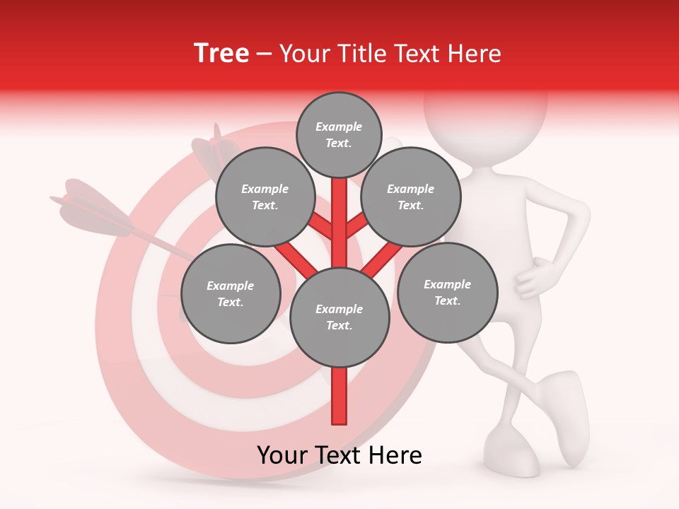 Win Excellence Bullseye PowerPoint Template