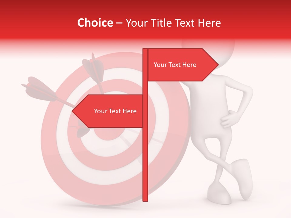 Win Excellence Bullseye PowerPoint Template