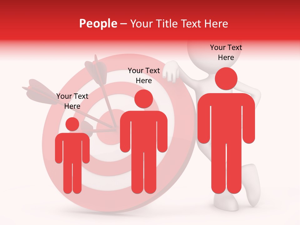 Win Excellence Bullseye PowerPoint Template