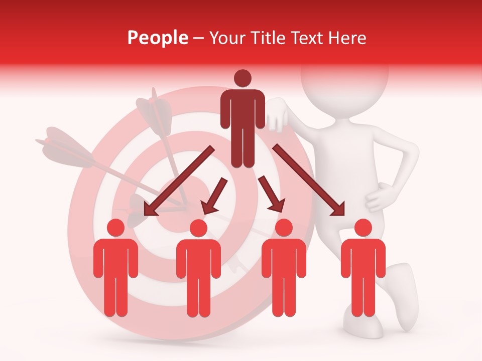 Win Excellence Bullseye PowerPoint Template