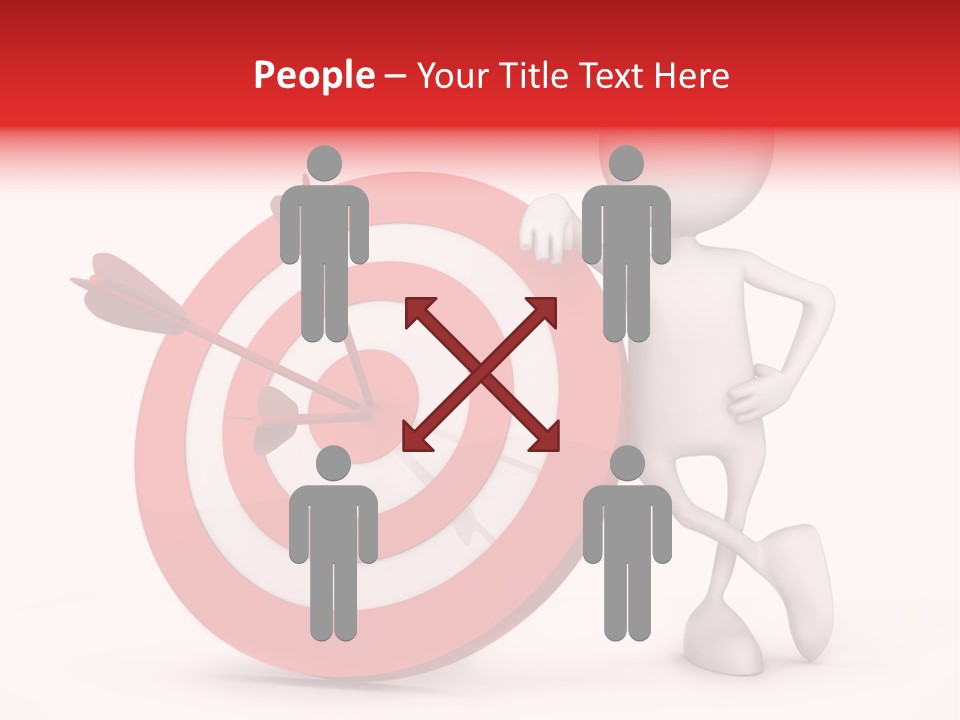 Win Excellence Bullseye PowerPoint Template