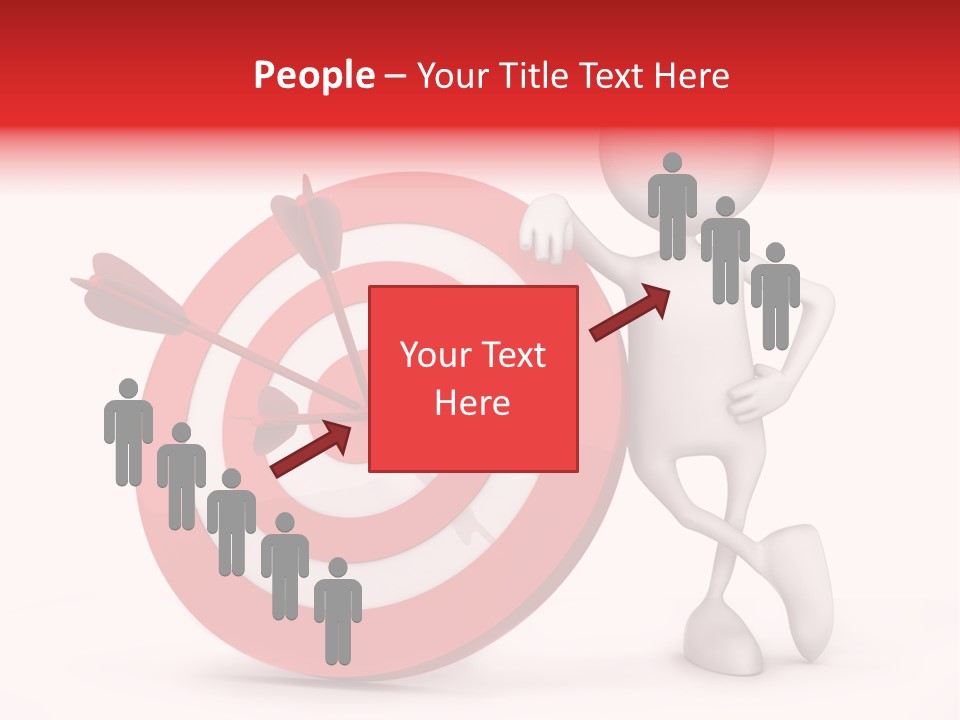 Win Excellence Bullseye PowerPoint Template