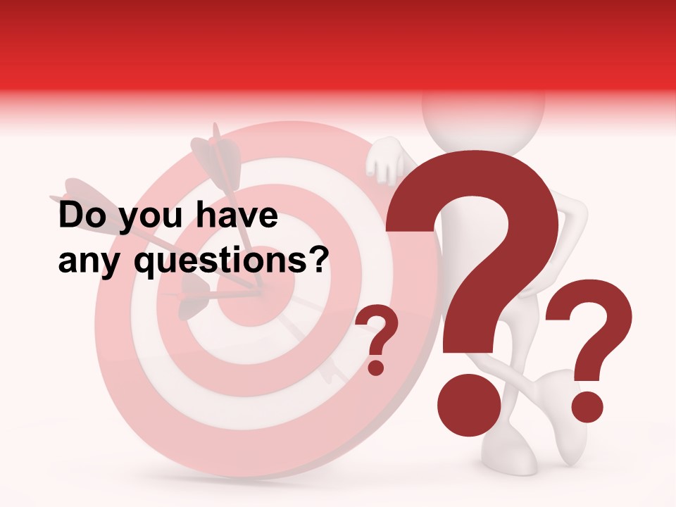 Win Excellence Bullseye PowerPoint Template