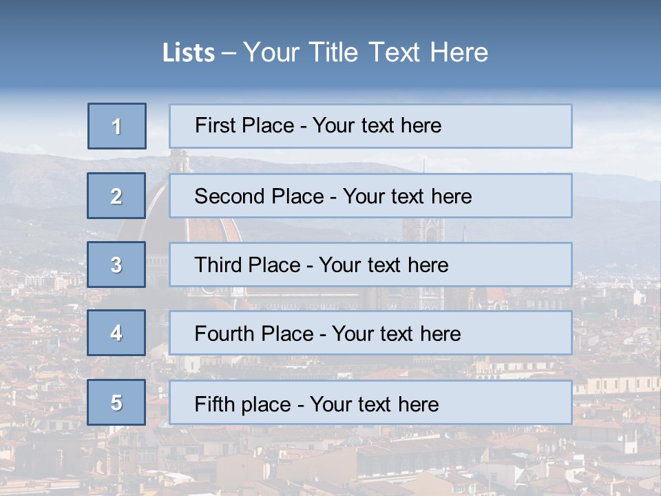 Europe Architecture Building PowerPoint Template