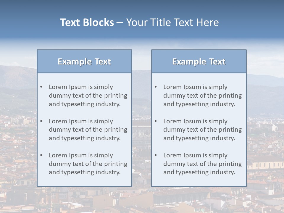 Europe Architecture Building PowerPoint Template