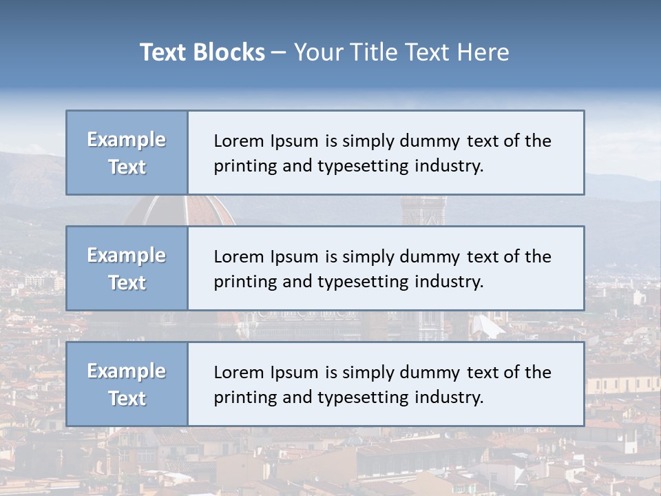 Europe Architecture Building PowerPoint Template