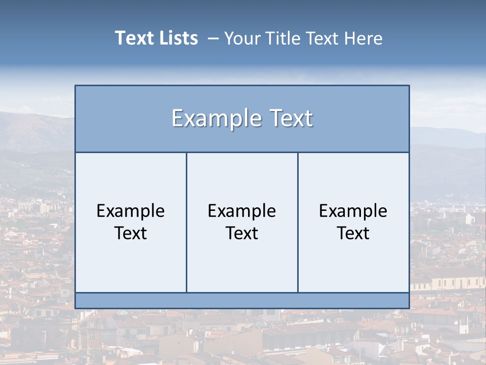 Europe Architecture Building PowerPoint Template