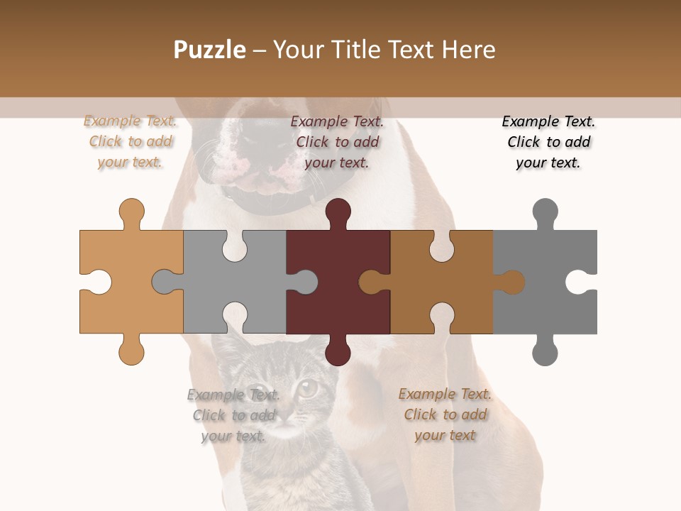 Courageous Breed Animals PowerPoint Template